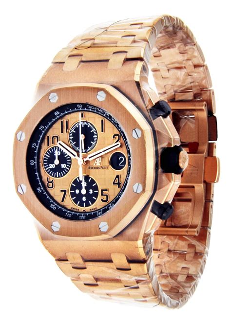 audemars piguet royal oak offshore rose gold for sale|Audemars Piguet offshore price.